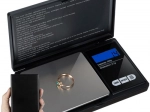 Zsebmérleg digitális, 0,1 g pontossággal és 500 g kapacitással