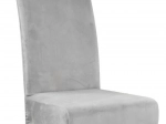 Univerzális szürke velúr szék huzat