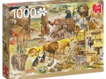 Noé Bárkájának Építése Puzzle 1000 Darabból Jumbo