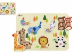 Fa puzzle ZOO gyerekeknek