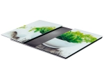 Üveg vágódeszka és főzőlapfedő 60 × 52 cm, 2 db VILDE