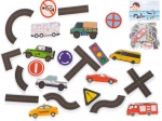 Hab puzzle fürdőkádba városi motívummal