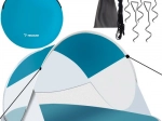 Önmagát felállító POP-UP TRIZAND strandsátor 190 × 120 × 90 cm szúnyoghálóval