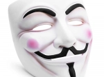 Guy Fawkes maszk ANONYMOUS V mint Vérbosszú, fehér