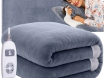 RUHHY elektromos fűtött takaró 180 × 130 cm szürke