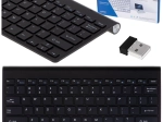 Vezeték nélküli billentyűzet Smart TV-hez, PC-hez és laptophoz – fekete