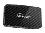Ottocast 4 az 1‑ben vezeték nélküli CarPlay/Android Auto adapter (fekete)