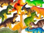 Színes dinoszaurusz figura készlet