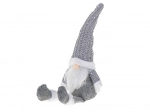 Karácsonyi törpe szürke szakállal 47 cm