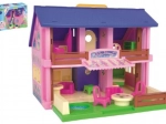 Műanyag babaház 37 cm play house tartozékokkal
