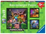 Puzzle Ravensburger Minecraft Biomy 3x49 db
