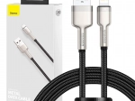 USB‑A – Lightning kábel BASEUS Cafule 1 m, 2,4 A – fekete