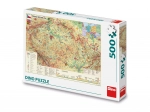 Dino puzzle Csehország térképe 500 darab