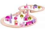 Bigjigs Rail Fa Vasúti Készlet Princess Nyolcas