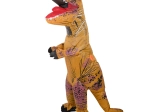 Felfújható T‑REX dinoszaurusz jelmez, barna, 150–190 cm magassághoz