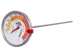 Acél füstölőhőmérő 33 cm-es szondával