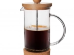 Üveg french press kávéhoz és teához, 400 ml