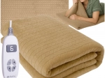 Ruhhy elektromos fűthető takaró 180 × 130 cm, bézs