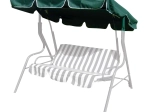 Napellenző hintára 163 × 110 cm textil sötétzöld