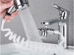 Ezüst zuhanyfej mosdókagylóhoz