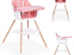 Gyermek etetőszék 2 az 1-ben, rózsaszín, ECOTOYS