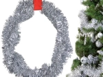 Karácsonyi ezüst lametta füzér 2 m