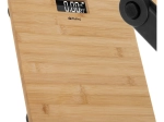 Bambusz fürdőszobai mérleg LCD kijelzővel Ruhhy, 180 kg-ig