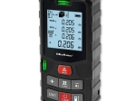 Digitális lézeres távolságmérő libellával, háttérvilágítású LCD, 50 m hatótáv