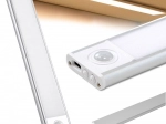 30 cm-es LED szekrény alatti lámpa USB-s töltéssel és mozgásérzékelővel