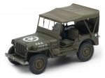 Welly Jeep Willys MB (1941) 1:18 tetővel