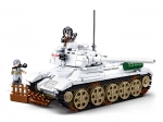 Sluban Budapest ostroma – fehér T–34/85 tank építőkészlet