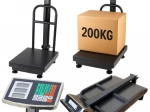 Elektronikus platform mérleg 200 kg LCD kijelzővel