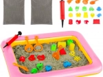 Kinetikus homok a kreativitás fejlesztésére + homokozó és tartozékok