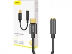 Baseus USB‑C – 3,5 mm audio adapter – fekete