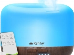 RUHHY LED aromadiffúzor és légnedvesítő távirányítóval, 300 ml