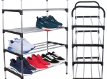 Többszintes cipőtartó állvány 4 polccal