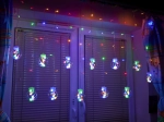 Karácsonyi LED fénygömbök 3m 108 LED Többszínű