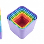 Technok Kubus piramis rakosgató kockatorony