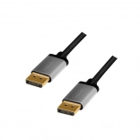 LogiLink DisplayPort kábel 5 m, 4K/60 Hz, alumínium csatlakozók