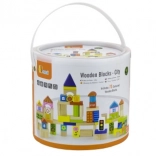 Fa kockák - Város 75 darab