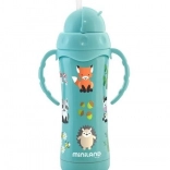 Termoszívószálas acélpalack 240ml