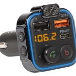 FM Transmitter Bluetooth 5.1 gyors töltéssel QC 3.0