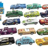 Fém versenyautó 6 cm dobozban