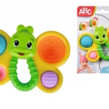 pillangó csörgő babáknak puha töltetekkel és fogantyúval