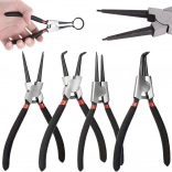 Seeger-biztosítógyűrű fogókészlet 4 db – egyenes és hajlított