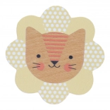 Petit Collage fa csörgő oroszlánka