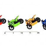 Versenymotor 11 cm szabadon futó kerekekkel