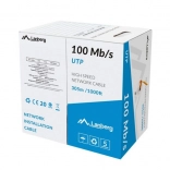 LAN kábel UTP 100 Mb/s CCA 305 m, narancssárga