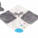 Plüss Mosómedve Alvópajtás Csörgővel 20x20 cm