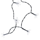 Napelemes kerti fényfüzér virágokkal 7 m, 50 LED, multiszín